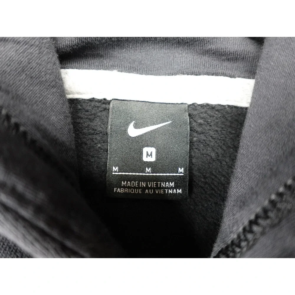 Nike Rogue Fitness Hoodie Mens Medium Black Club Fleece Pullover M31777D‎